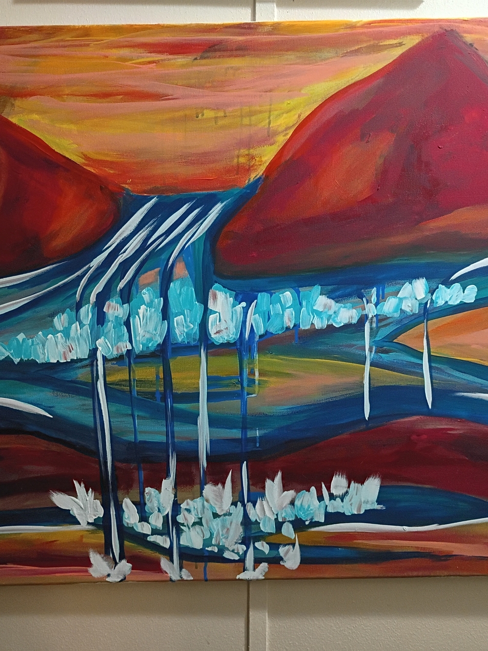 Abstract Landscape Original Painting By Rachael Potter